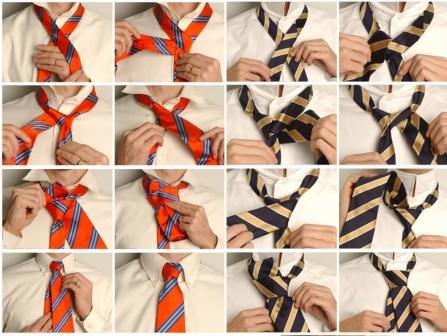 То, как будет смотреться галстук, зависит не только от узла, но и от качества используемых материалов. Для того чтобы пошить галстук из натурального шелка потребуется около 120 коконов тутового шелкопряда. Поэтому многие производители выпускают синтетические галстуки. Помните, чем выше качество самого галстука, тем красивее будет смотреться узел на нём.